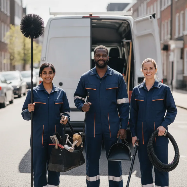 Chimney Sweep team in The Bronx